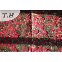 Red Chenille Jacquard tela proveedor (FTH31178)